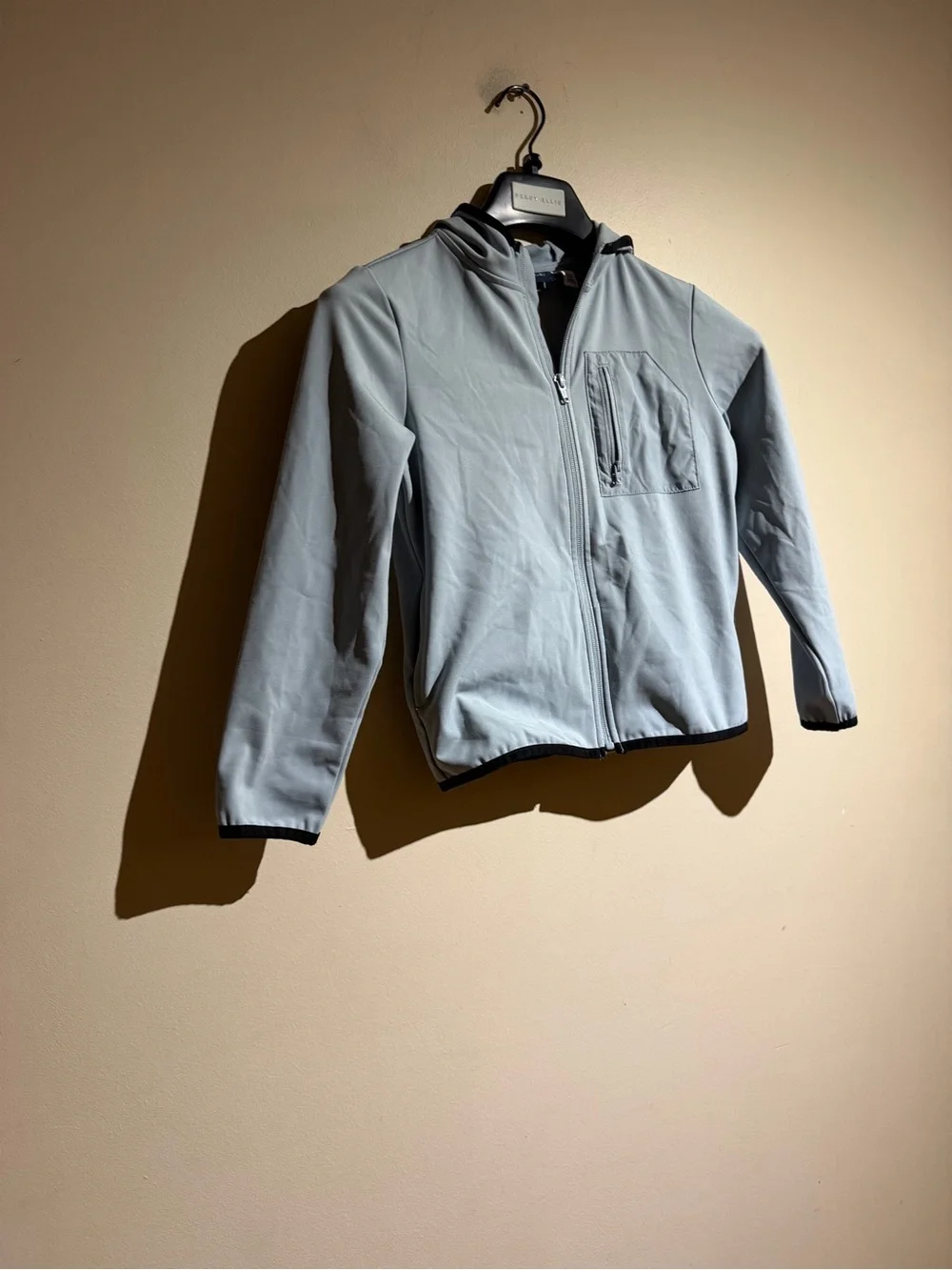 Boys Cozy Tech Zip Up Hoodie - Gray